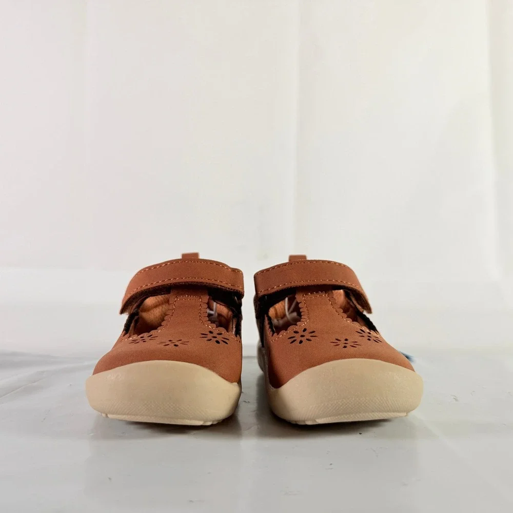 Stride Rite 360 Little Kid Lacey 2.0‎ Tan Mary Jane Shoes Size 6M NIB